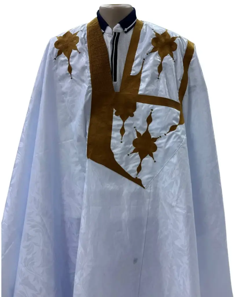 أزبي أبيض دراعة 8م بانتلوه 004