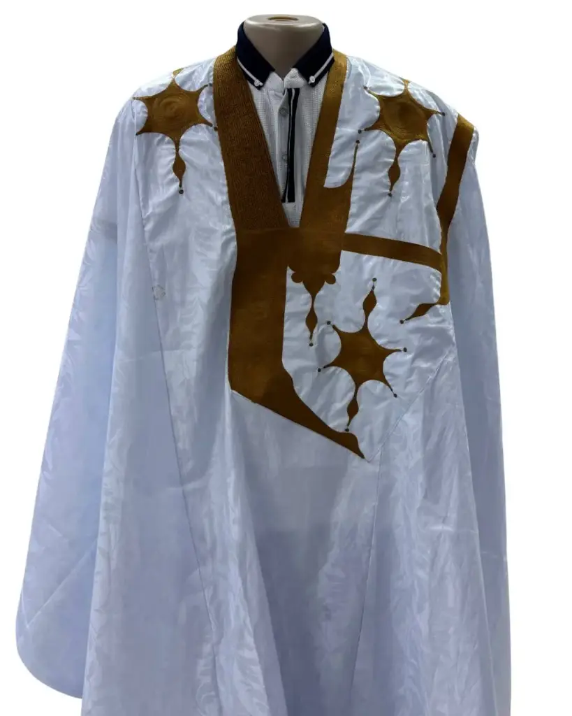 أزبي أبيض دراعة 8م بانتلوه 009