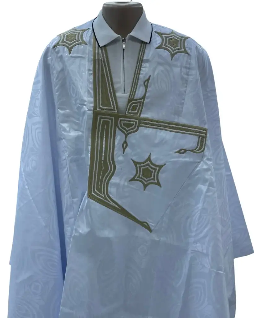 فوسنيكة أبيض دراعة 8م بانتلوه مخيط 2008