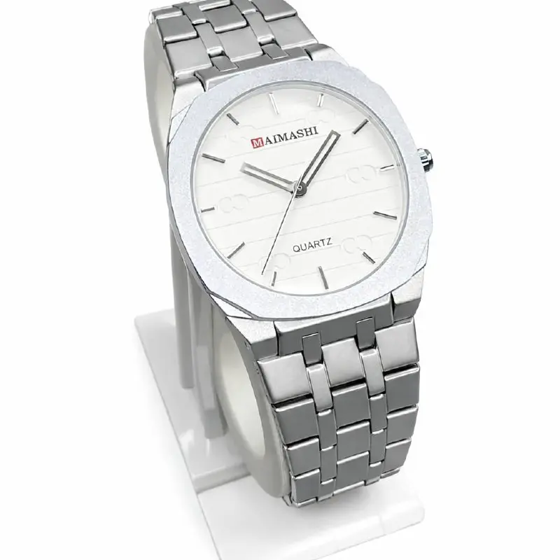 Montre Homme MAIMASHI en Acier – Cadran Blanc
