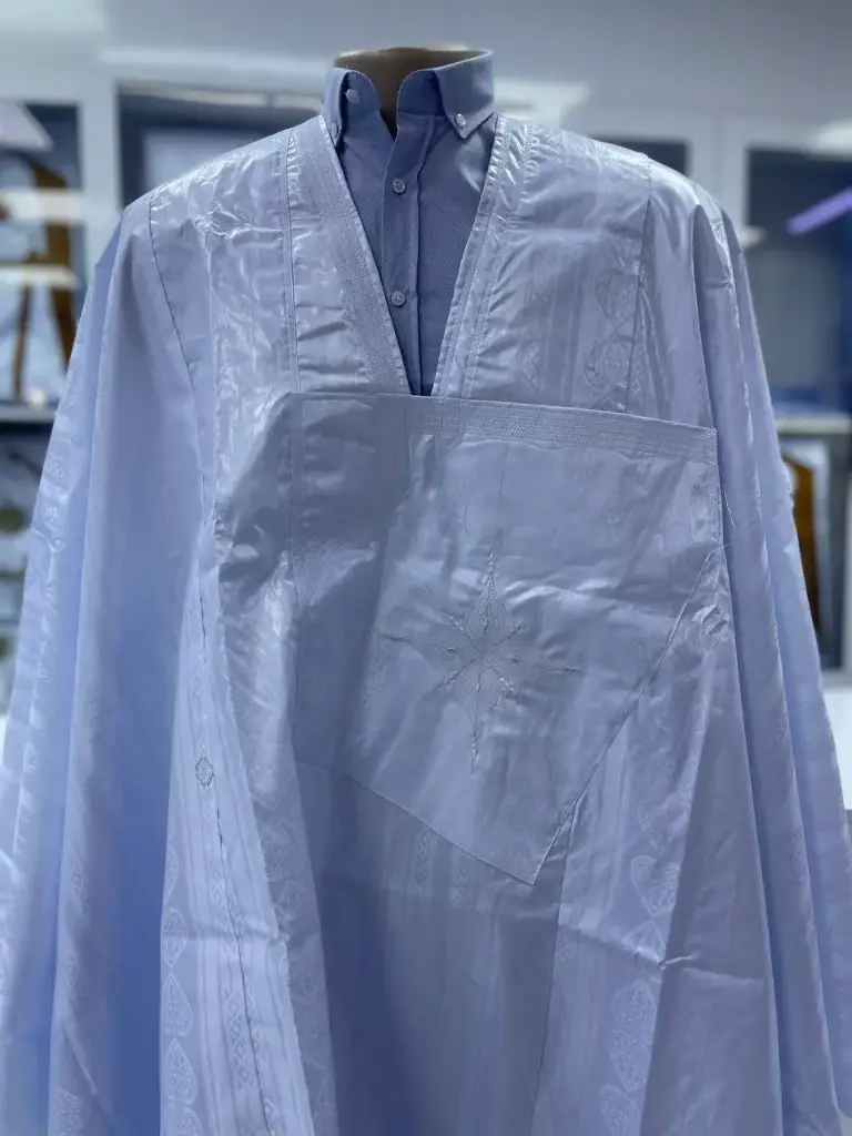 أزبي أبيض دراعة 8م بانتلوه دسيه حديث سيمبل  002