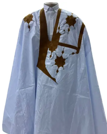 Azbi blanc – boubou 10m avec pantalon 1503