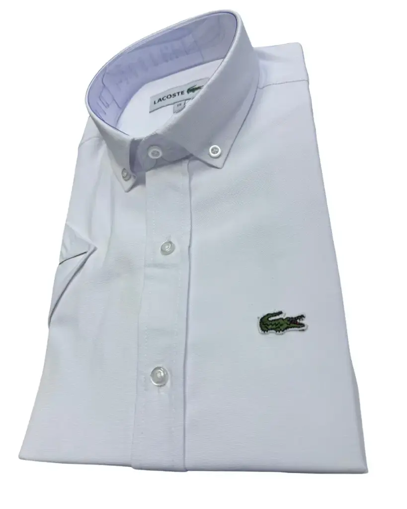 قميص lacoste نص كم جديد