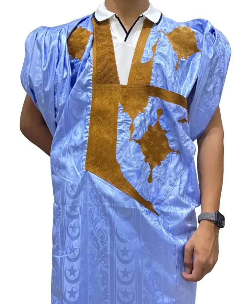 أزبي أخضر سيكة 2 دراعة 8م بانتلوه مخيط  007