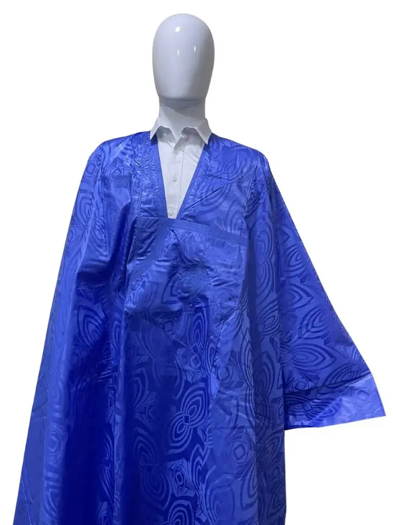 fussenegger bleu fonce – boubou 8m avec pantalon simple 002