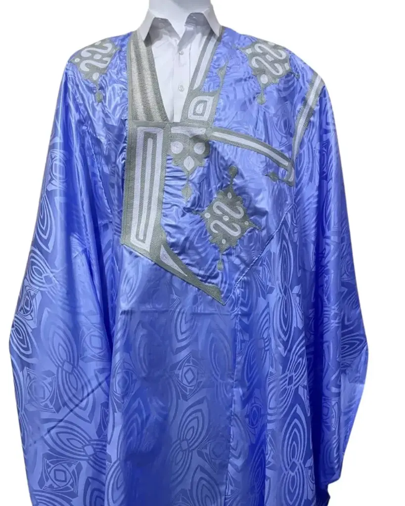 أزبي أخضر سيكة اكلير دراعة 8م بانتلوه مخيط 1218