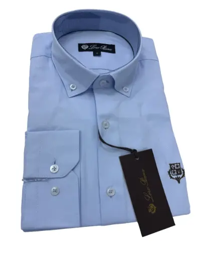 Chemise Homme Loro Piana 8501 – Col 3 boutons