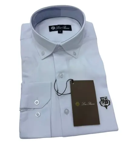 Chemise Homme Loro Piana 8504 – Col 3 boutons