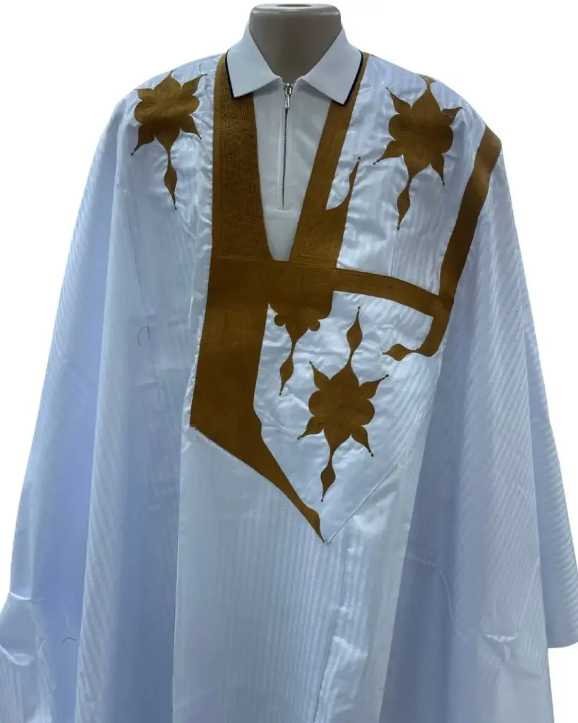 فوسنيكة أبيض دراعة 8م بانتلوه مخيط 2001