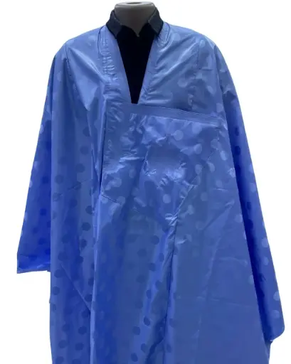  Azbi  bleu éclair  – boubou 8m avec pantalon simple, 1463