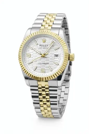 Montre Land-Dweller Argent & Or