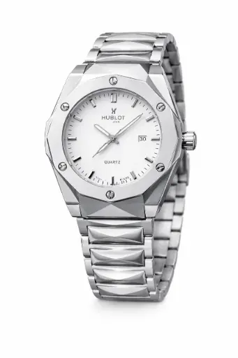 ساعة Hublot Classic Fusion رجالية – ميناء أبيض