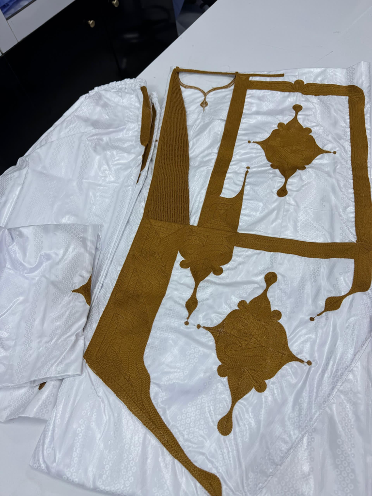 جزنير دراعة 8 بانتلوه خياطة داومة  (الكج) طرحة دبل ويت