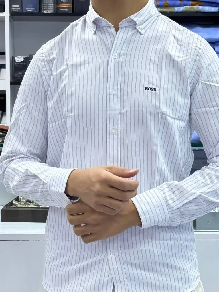 قميص ماركة  BOSS 11 مخطط